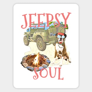 Jeepsy Soul Boxer Magnet